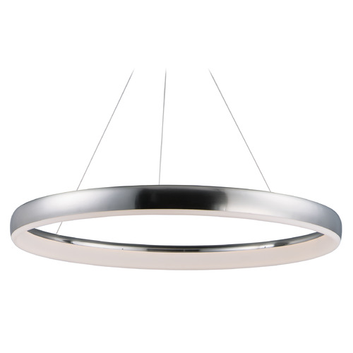 ET2 Lighting Innertube 31.50-Inch LED Pendant in Satin Nickel by ET2 Lighting E10032-SN