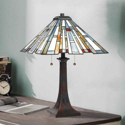 Maybeck Valiant Bronze Table Lamp by Quoizel Lighting