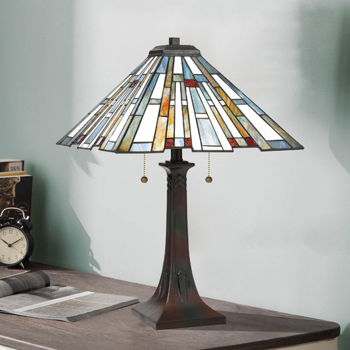 Quoizel Lighting Maybeck Valiant Bronze Table Lamp by Quoizel Lighting TFMK6325VA