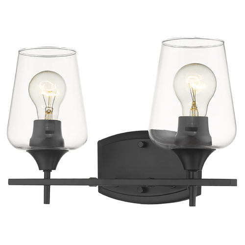 Joliet Matte Black Bathroom Light by Z-Lite