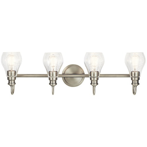 Greenbrier 33-Inch Brushed Nickel Vanity Light by Kichler Lighting