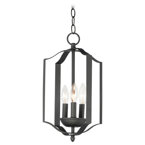 Maxim Lighting Provident Black Mini-Pendant Light