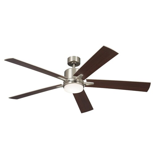 Kichler Lighting Lucian Elite XL Brushed Nickel LED Ceiling Fan by Kichler Lighting 330060NI