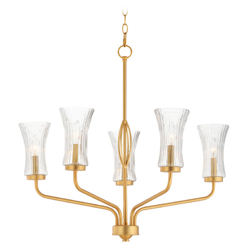 Maxim Lighting Camelot Natural Aged Brass Chandelier by Maxim Lighting 16155CRNAB