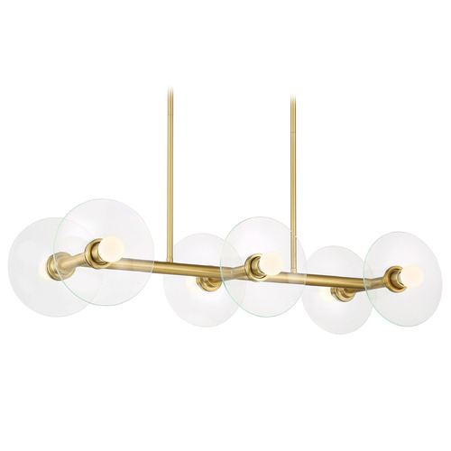 Designers Fountain Litto Brushed Gold Island Light