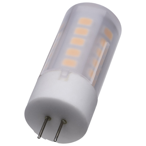 Satco Lighting 3W T5 3000K G4 Base 12V Frosted LED Light Bulb by Satco Lighting S12313