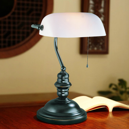 Lite Source Lighting Dark Bronze Piano / Banker Lamp by Lite Source Lighting LS-224D/BRZ