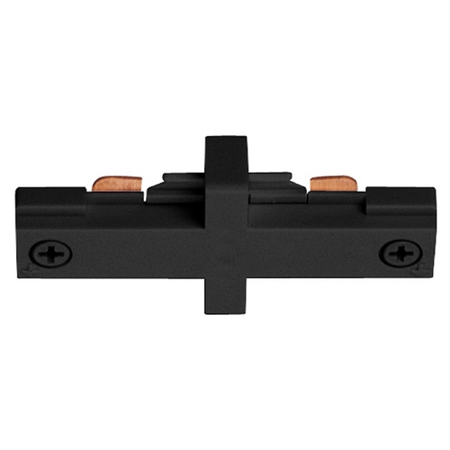 Trac-Lites Small Black Straight Connector by Juno Lighting Group