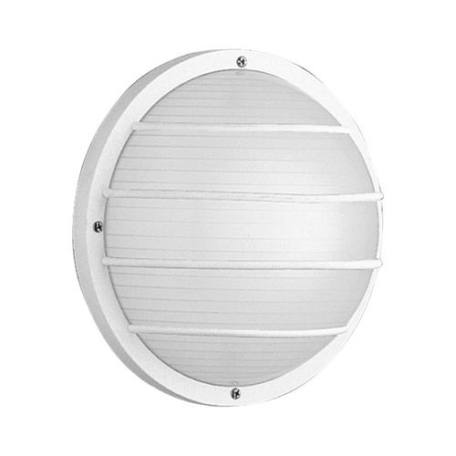 Progress Lighting 10-Inch Outdoor Wall Light in White by Progress Lighting P5703-30