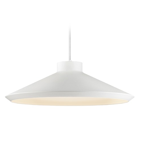 Modern Pendant White Koma by Sonneman Lighting