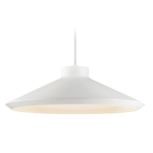 Sonneman Lighting Modern Pendant White Koma by Sonneman Lighting 2754.03-E