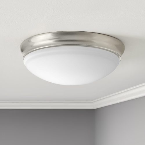 Progress Lighting 11-Inch LED Flush Mount in Brushed Nickel by Progress Lighting P350100-009-30