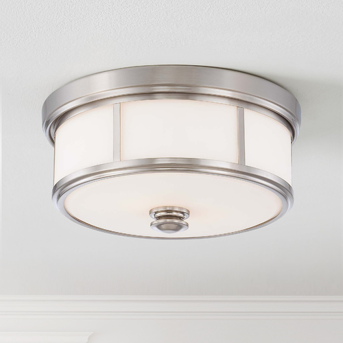 Minka Lavery Brushed Nickel Flush Mount by Minka Lavery 6369-84