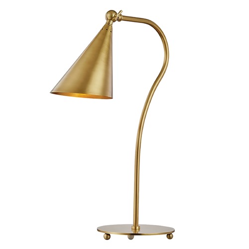 Mitzi by Hudson Valley Lupe Aged Brass Table Lamp  by Mitzi by Hudson Valley HL285201-AGB