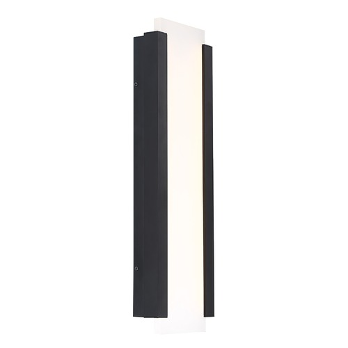 Fiction Black LED Outdoor Wall Light by WAC Lighting