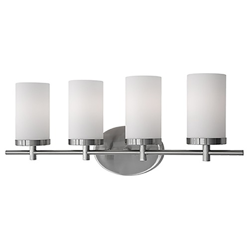 Modern Brushed Nickel Bathroom Light by Kuzco Lighting