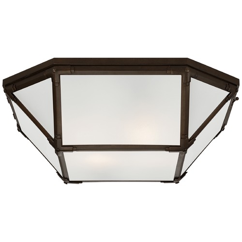 Visual Comfort Signature Collection Suzanne Kasler Morris Large Flush Mount in Zinc by Visual Comfort Signature SK4009AZFG