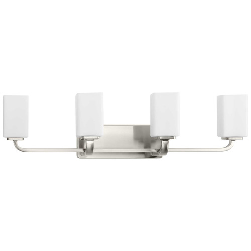 Progress Lighting Progress Lighting Cowan 4-Light Brushed Nickel Vanity Light P300371-009