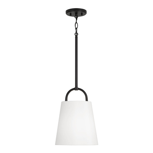 Capital Lighting Brody 10-Inch Pendant in Matte Black by Capital Lighting 349411MB
