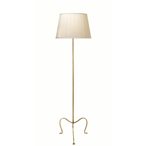 J. Randall Powers Albert Floor Lamp in Gilded Iron by VC Signature