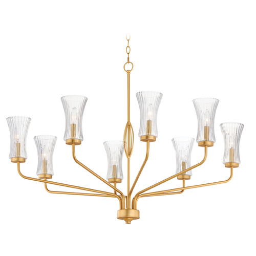 Maxim Lighting Camelot Natural Aged Brass Chandelier by Maxim Lighting 16158CRNAB