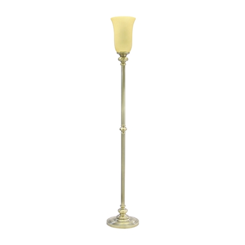 Newport Torchiere Lamp in Antique Brass by House of Troy Lighting