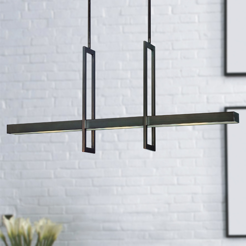 Modern LED Linear Light in Hazel Bronze by Nuvo Lighting