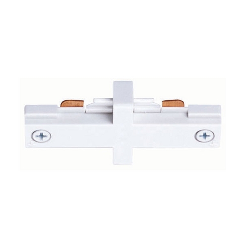 Trac-Lites Small White Straight Connector by Juno Lighting Group