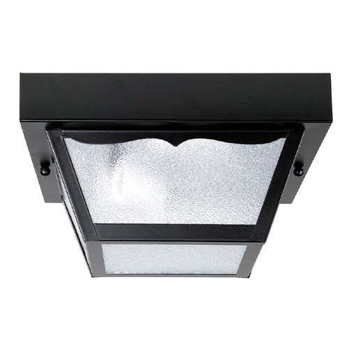 Capital Lighting 8-Inch Outdoor Flush Mount in Black by Capital Lighting 9937BK