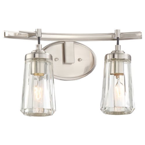 Poleis Brushed Nickel Bathroom Light by Minka Lavery