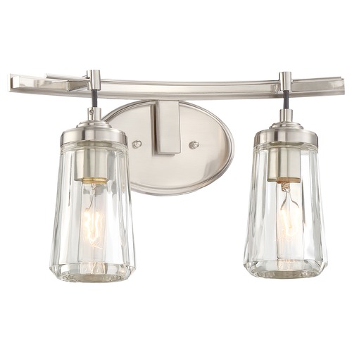 Minka Lavery Poleis Brushed Nickel Bathroom Light by Minka Lavery 2302-84