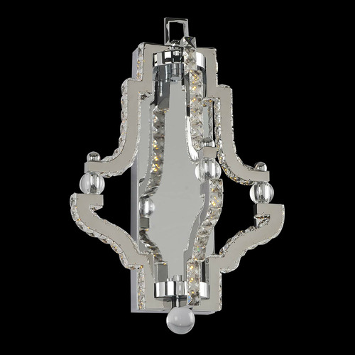 Allegri Crystal Cambria Polished Chrome LED Sconce