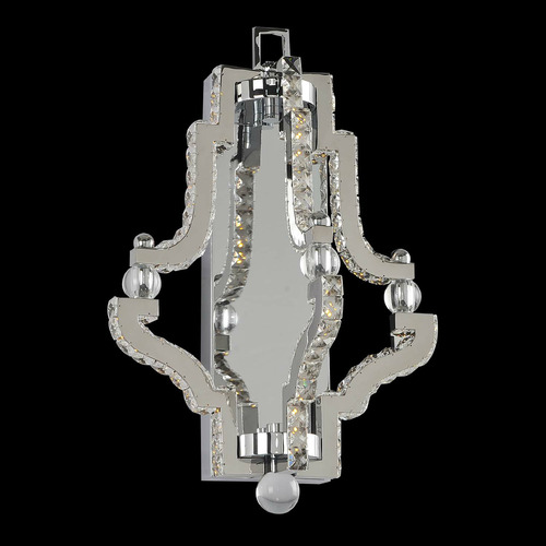 Allegri Lighting Allegri Crystal Cambria Polished Chrome LED Sconce 030521-010-FR001