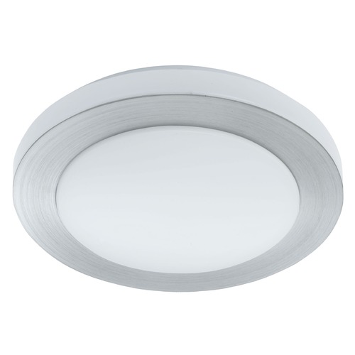 Carpi 1 Brushed Aluminum LED Flush Mount by Eglo Lighting