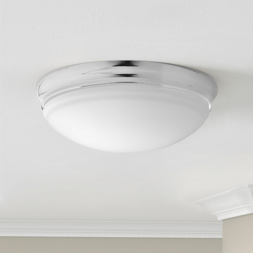 Progress Lighting 11-Inch LED Flush Mount in Polished Chrome by Progress Lighting P350100-015-30