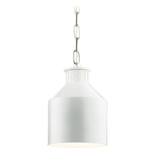 Kichler Lighting Montauk 8.50-Inch White Pendant by Kichler Lighting 44306WH