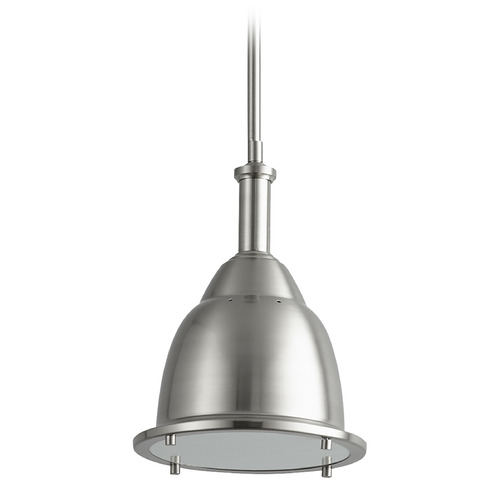 Ruvo 24W LED Pendant in Satin Nickel by Oxygen Lighting