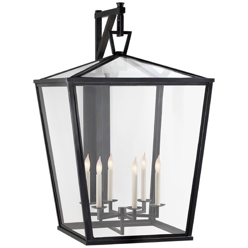 Visual Comfort Signature Collection E.F. Chapman Darlana Grande Lantern in Bronze by Visual Comfort Signature CHO2044BZ