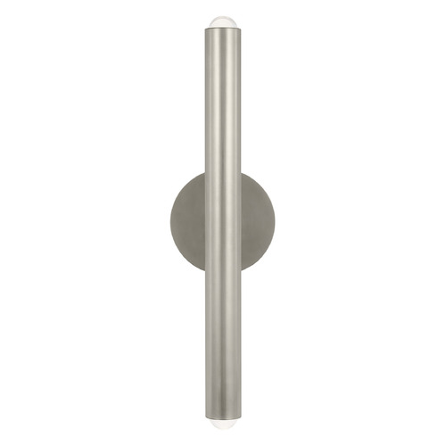 Visual Comfort Modern Collection Kelly Wearstler Ebell LED Sconce in Nickel by Visual Comfort Modern 700WSEBL16N-LED927