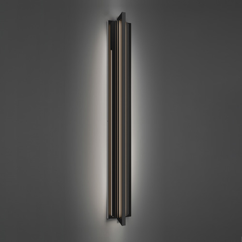 Modern Forms Krimp Black LED Outdoor Wall Light