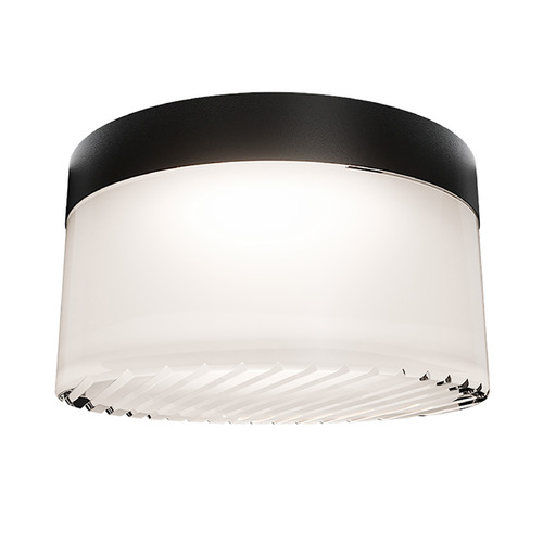 Modern Forms by WAC Lighting Modern Forms Tuck Iii Black LED Close To Ceiling Light FMW258605-BK