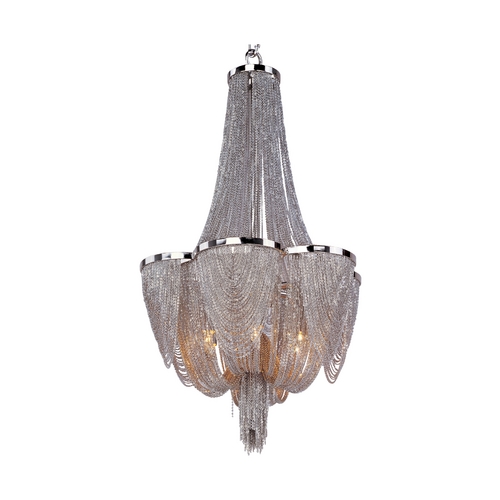 Chantilly Polished Nickel Pendant by Maxim Lighting