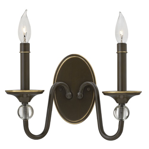 Hinkley Eleanor Light Oiled Bronze Sconce by Hinkley Lighting 4952LZ