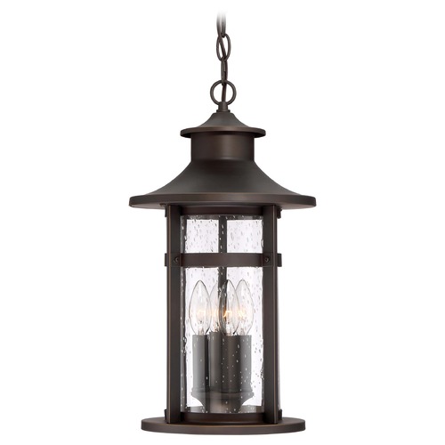 Highland Ridge Oil Rubbed Bronze with Gold Highlights Outdoor Hanging Light by Minka Lavery