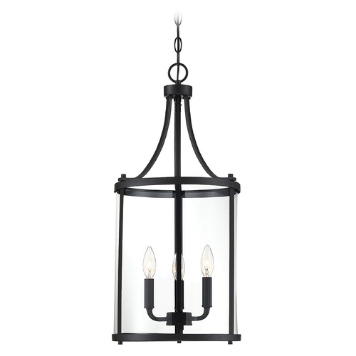 Savoy House Penrose Black Pendant by Savoy House 7-1040-3-BK