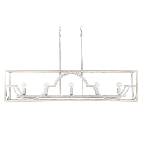 Capital Lighting Demi 45-Inch Linear Pendant in Winter White by Capital Lighting 838551WW