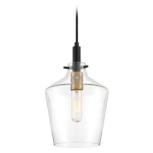 Quoizel Lighting June 7.75-Inch Mini Pendant in Earth Black by Quoizel Lighting JUN1508EK