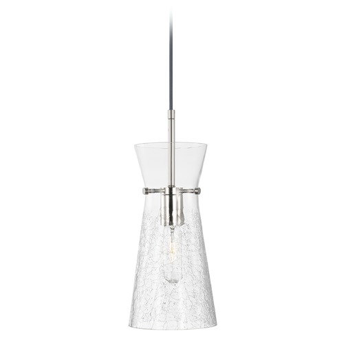 HomePlace by Capital Lighting Mila 6-Inch Mini Pendant in Polished Nickel by HomePlace 342411PN
