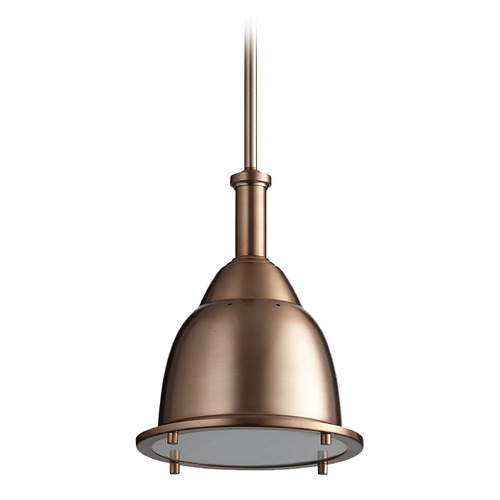 Ruvo 24W LED Pendant in Satin Copper by Oxygen Lighting