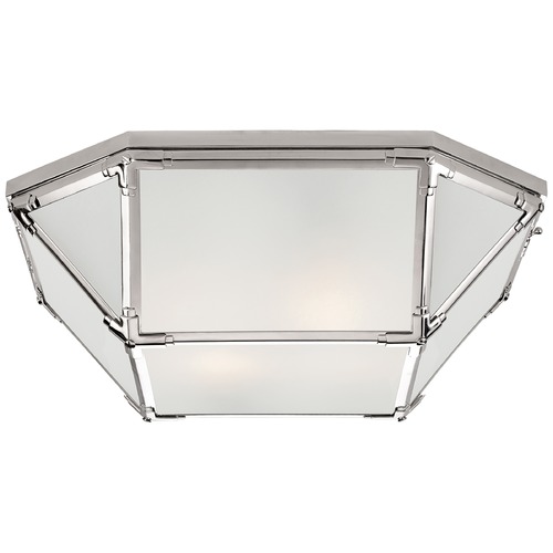 Suzanne Kasler Morris Large Flush Mount in Nickel by Visual Comfort Signature